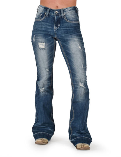 Buck Off Bootcut Jeans