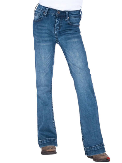 Girls' Mid Rise Trouser