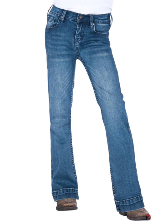 Girls' Mid Rise Trouser