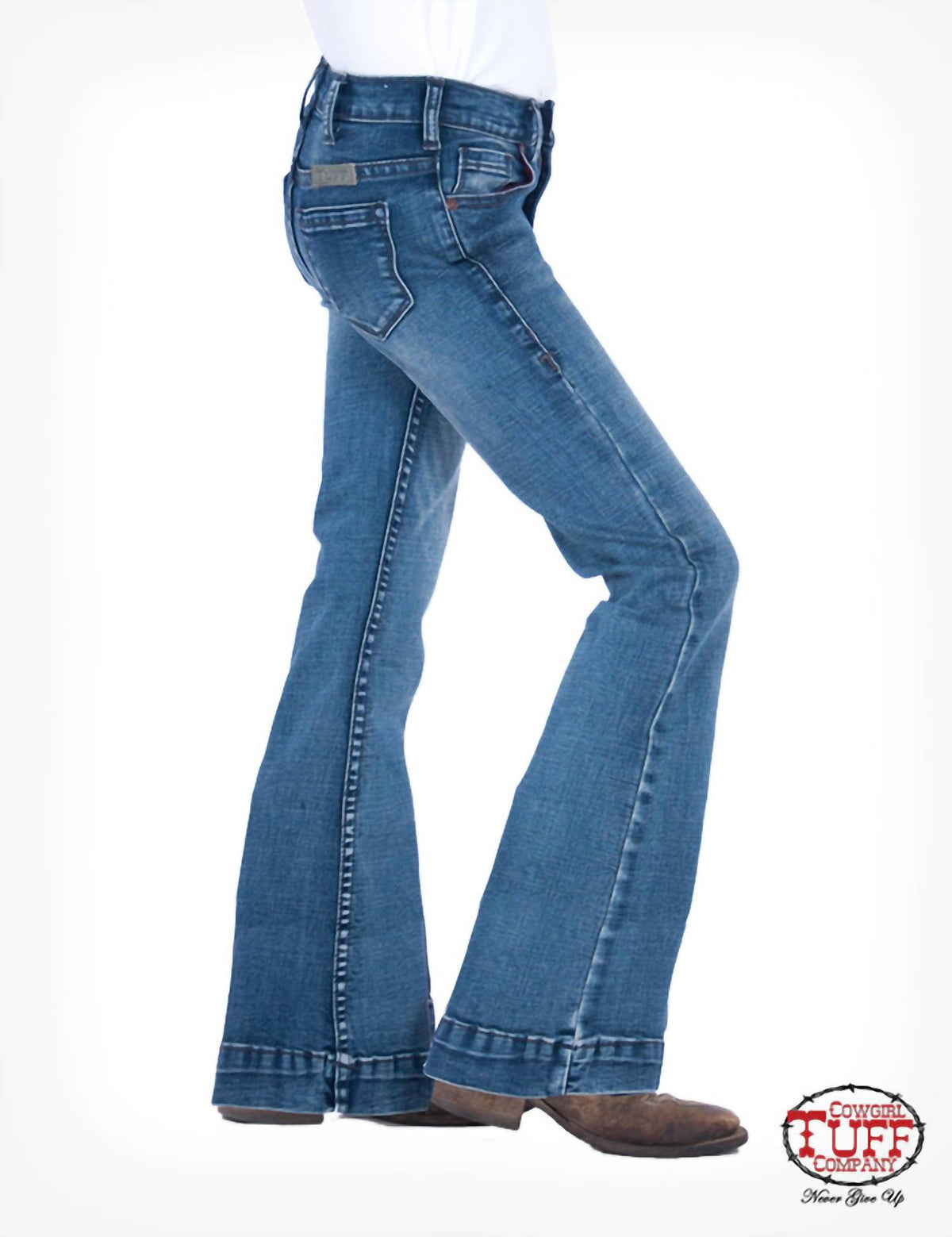 Girls' Mid Rise Trouser