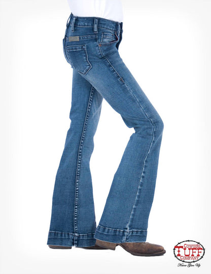 Girls' Mid Rise Trouser