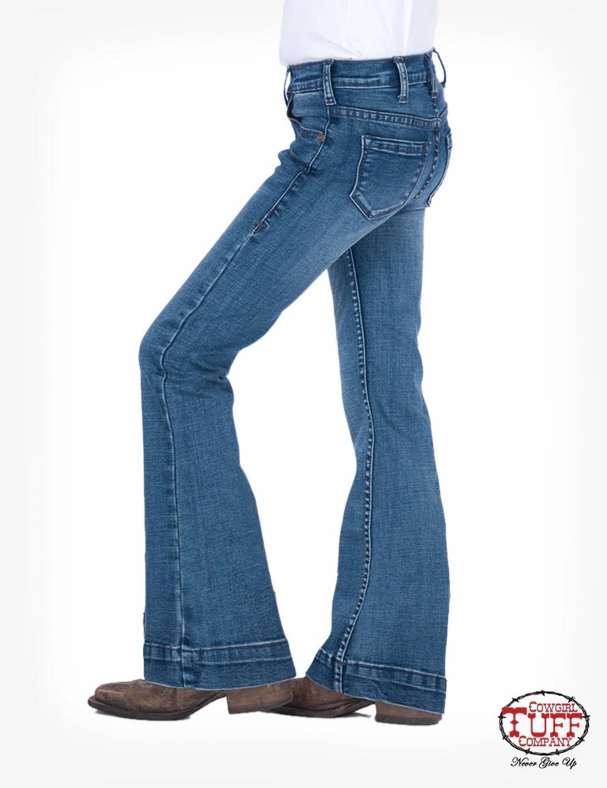 Girls' Mid Rise Trouser