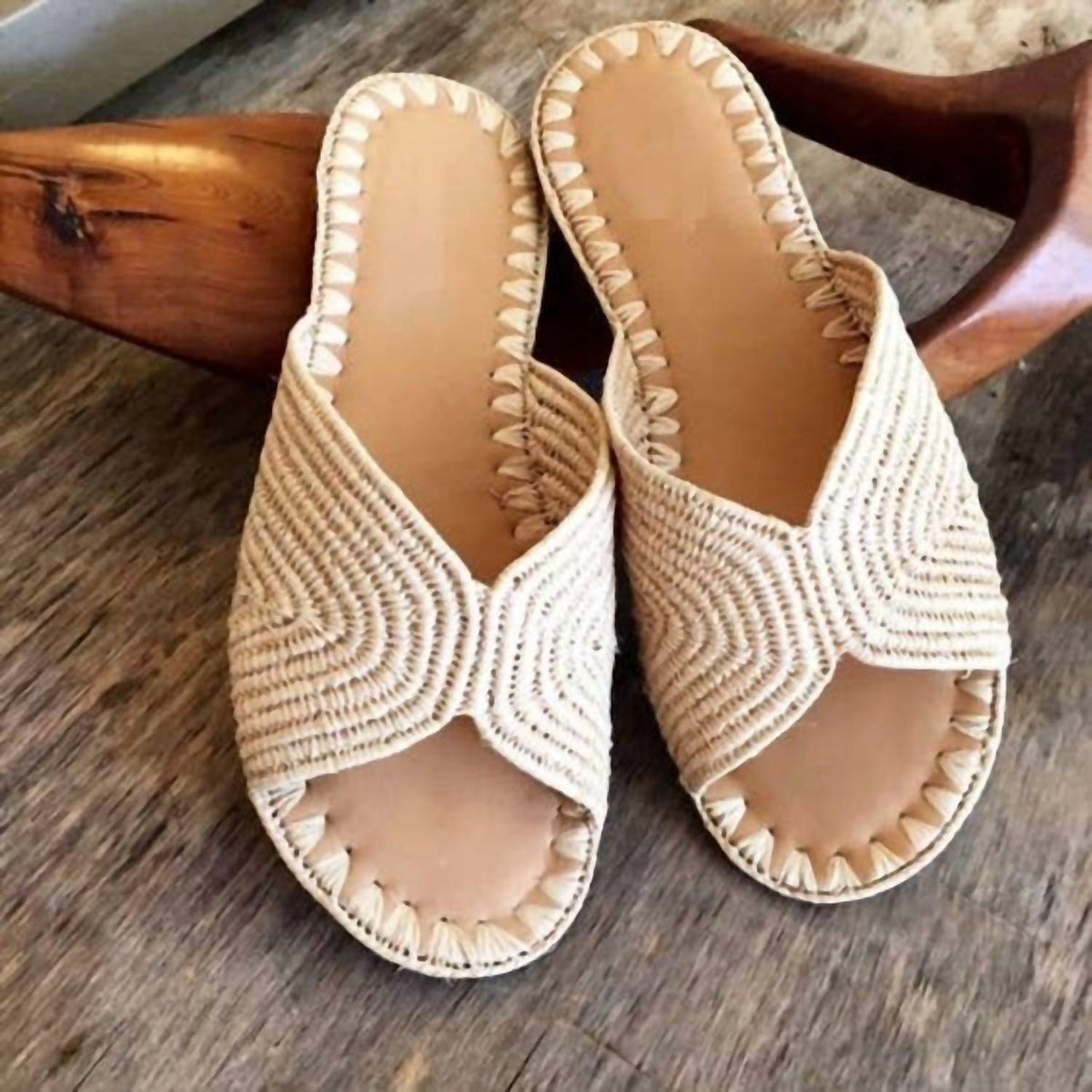 Women's Moroccan Raffia Sandals
