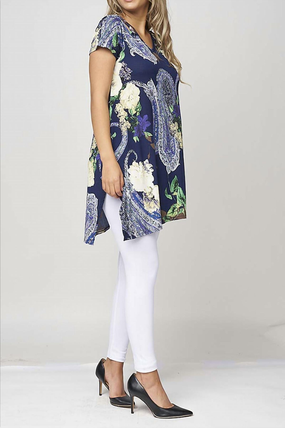 Floral Paisley Tunic