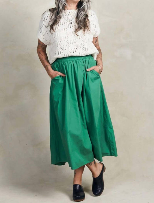 Curator SF Women's Fawn Full Skirt in Fern