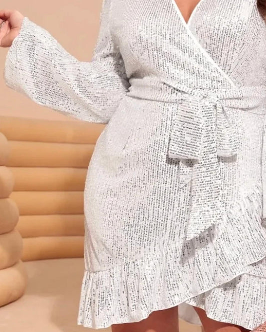 Lola Sequined Dress - Plus