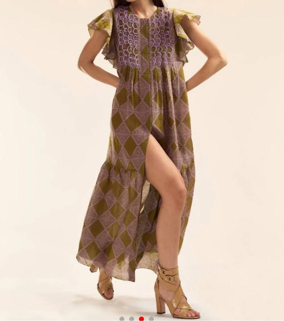 Mallorca Ramie Kaftan Dress