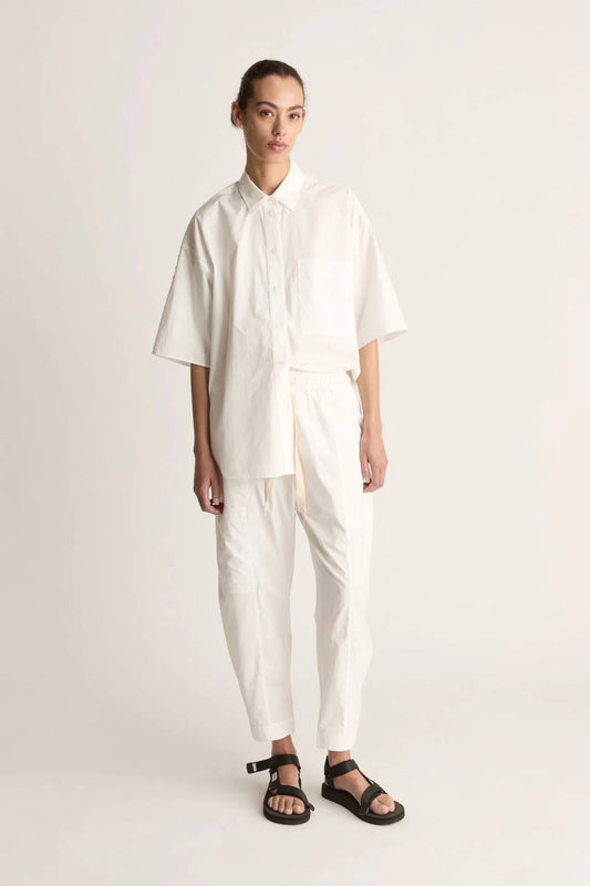 Poplin Wide Leg Pant