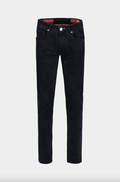 Men's Leonardo Stretch Denim Slim Straight Leg Jeans