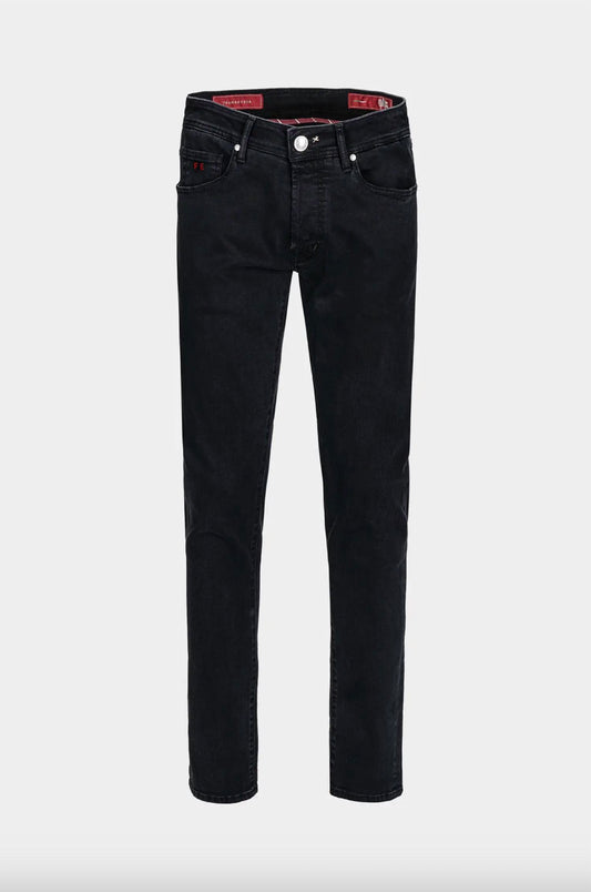Men's Leonardo Stretch Denim Slim Straight Leg Jeans