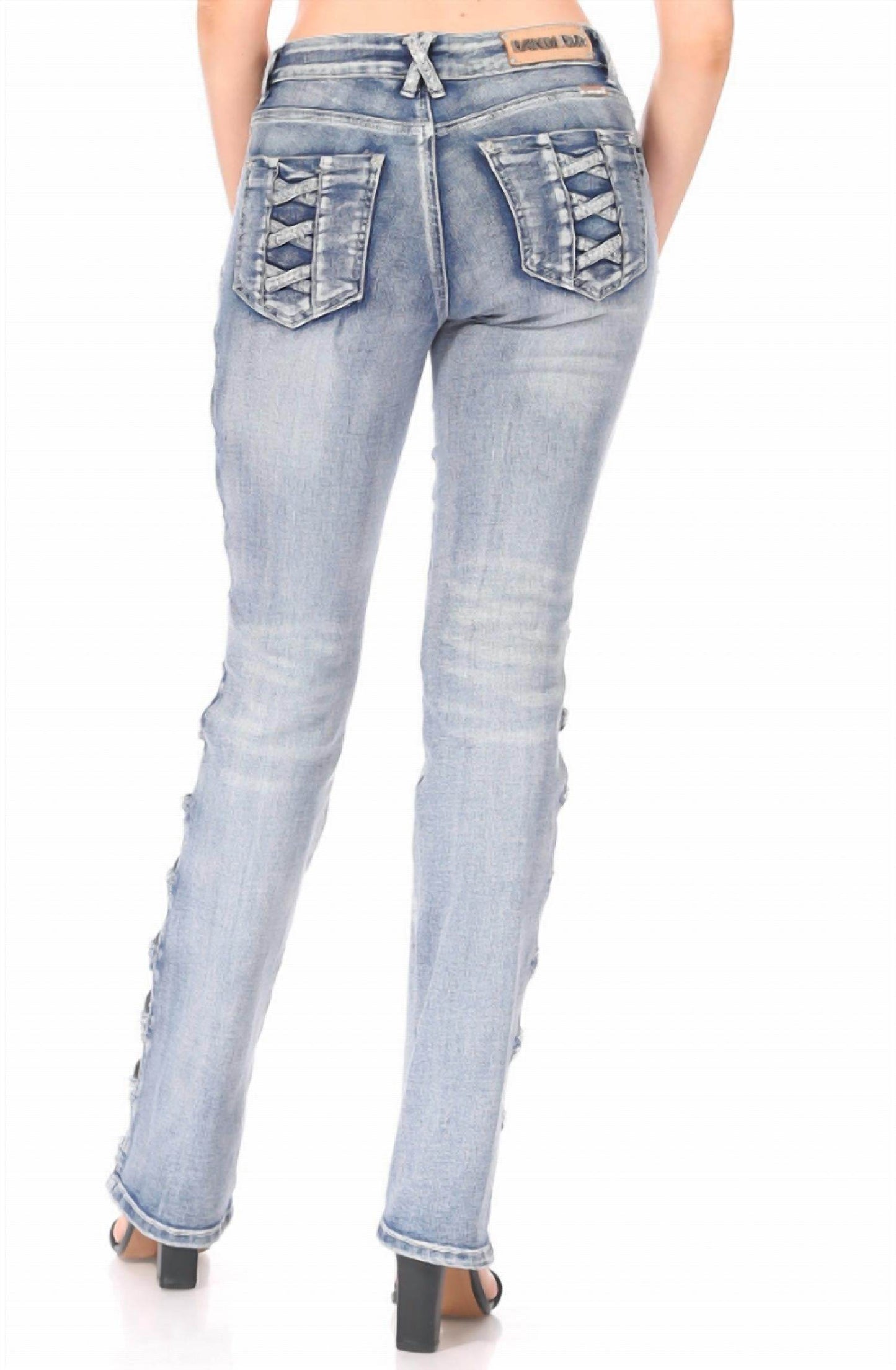 Bus Stop - Sexy Criss Cross Jeans - Rack Hunt -