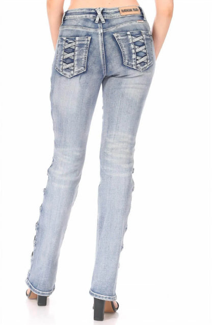 Bus Stop - Sexy Criss Cross Jeans - Rack Hunt