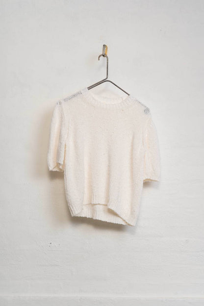 Women's Short Sleeve Cotton Sweater