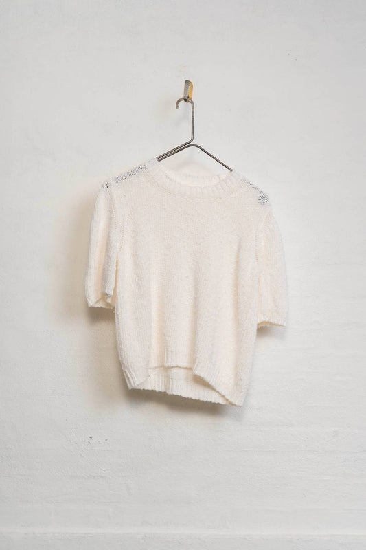 Women's Short Sleeve Cotton Sweater