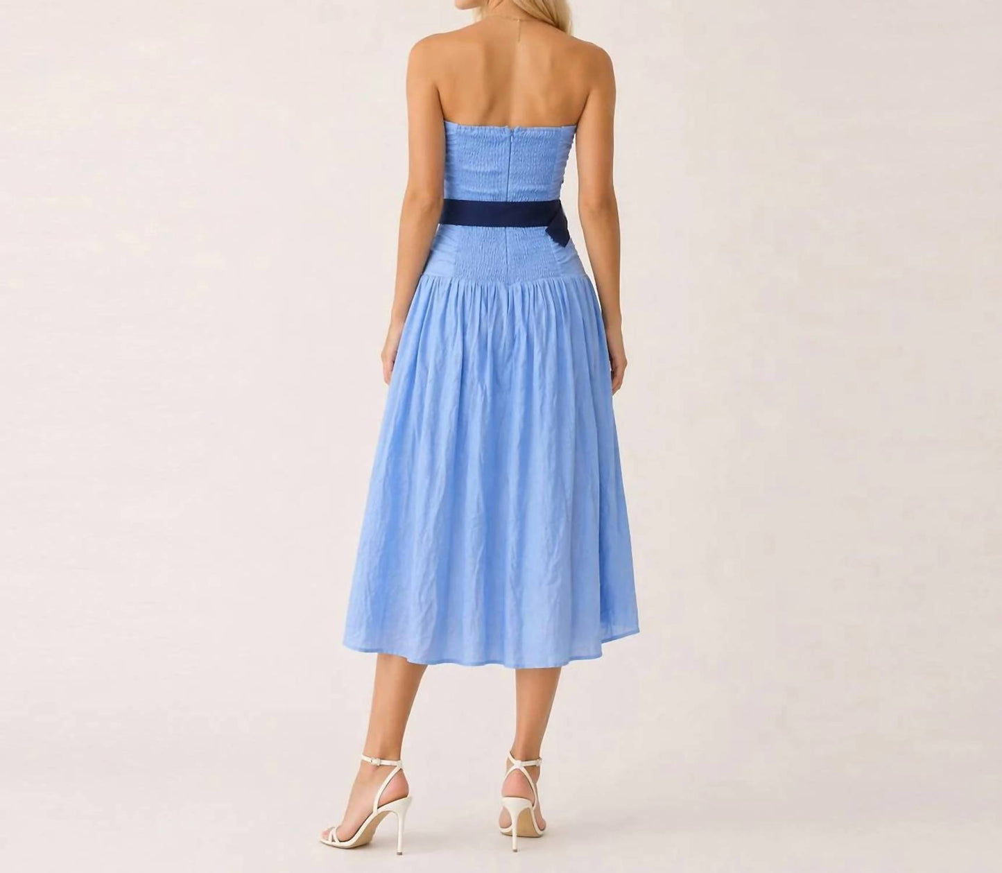 Bluebell Coast Strapless Midi Dress