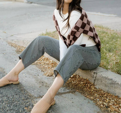 Hunter Checker Cardigan