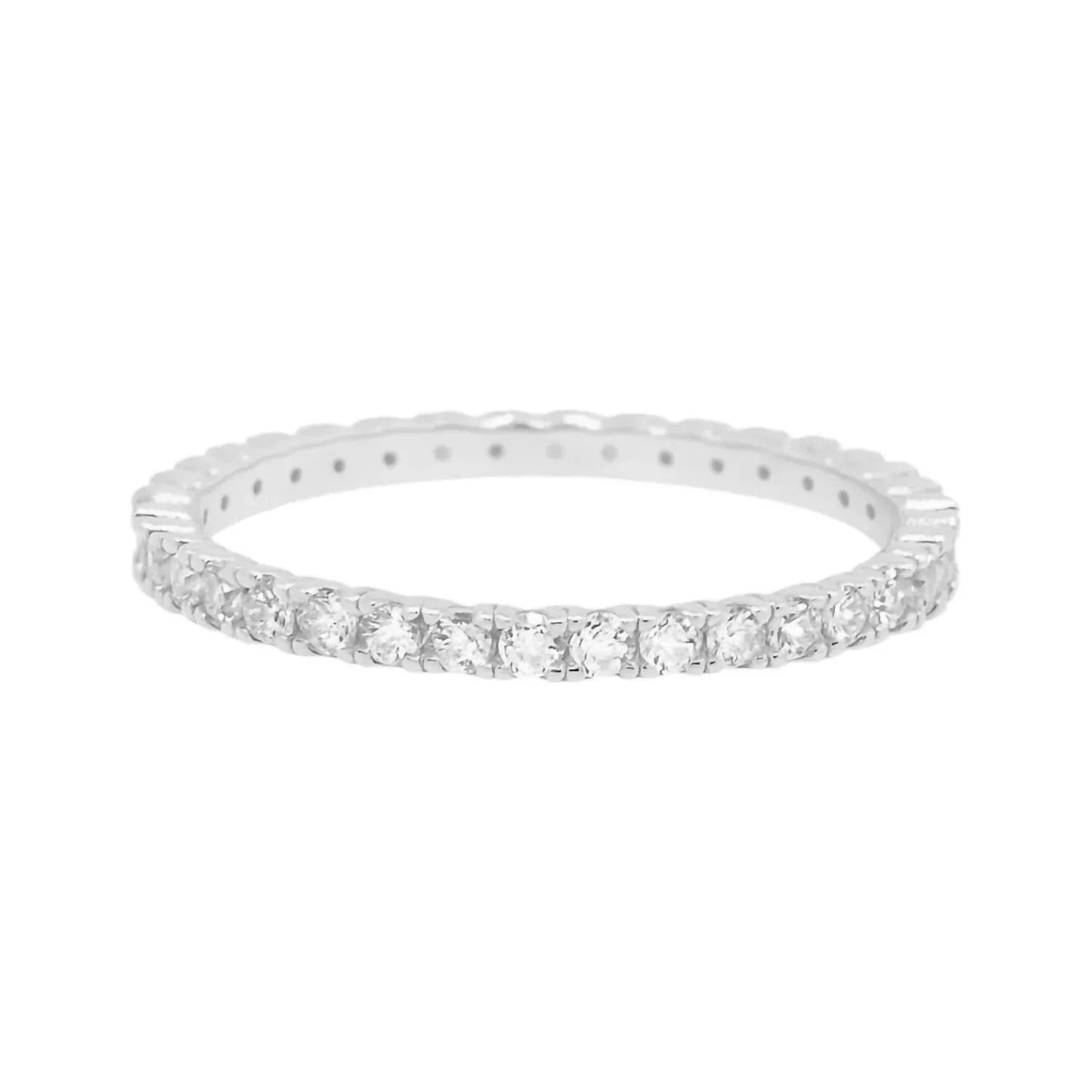 Allyanna Gifts - Women's Moissanite Pave Band Ring - Rack Hunt