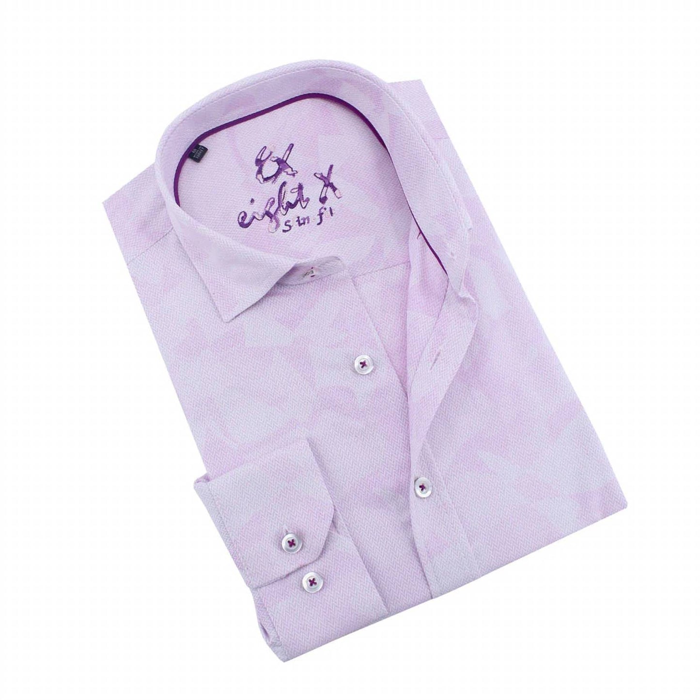 Geo-shapes Button Down Jacquard Shirt