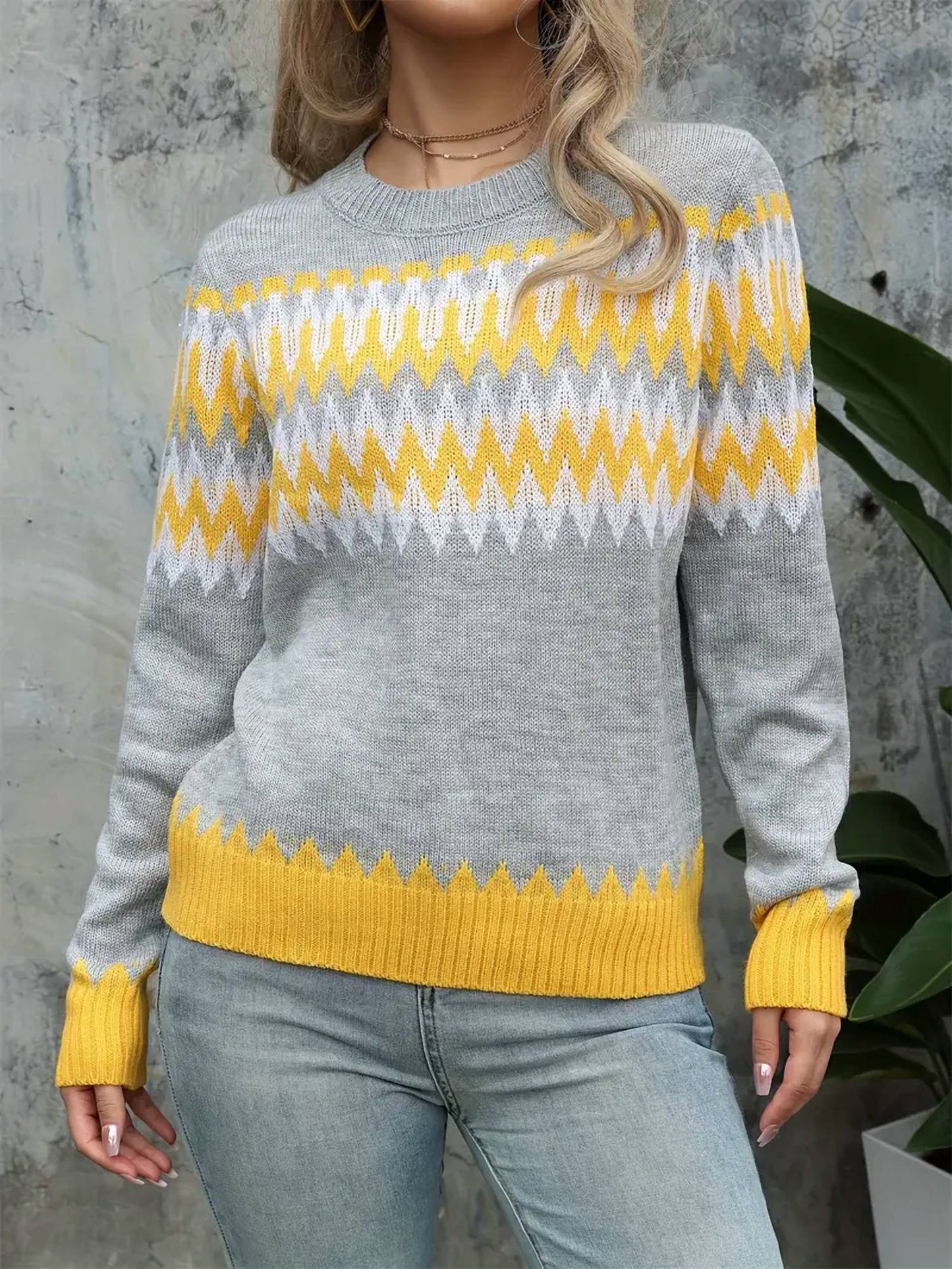 Faire Isle Crewneck Sweater