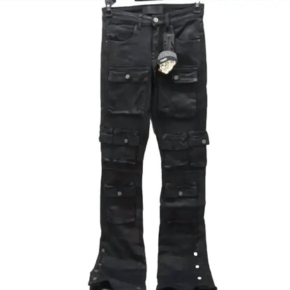 Tulones - Men's Coated Cargo Jeans - Rack Hunt