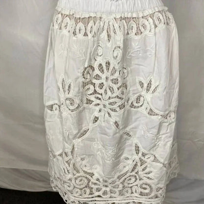 Maeve - Women's Lace Inset Romantic Skirt - Rack Hunt