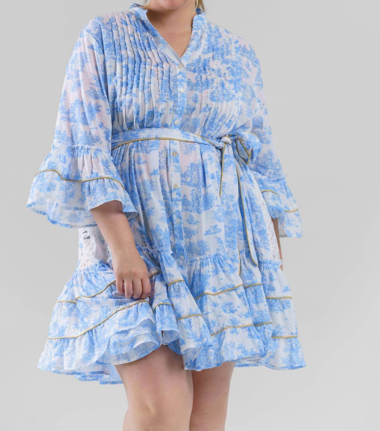 Pep's Cannes - Toile Capsule Mini Dress - Plus - Rack Hunt