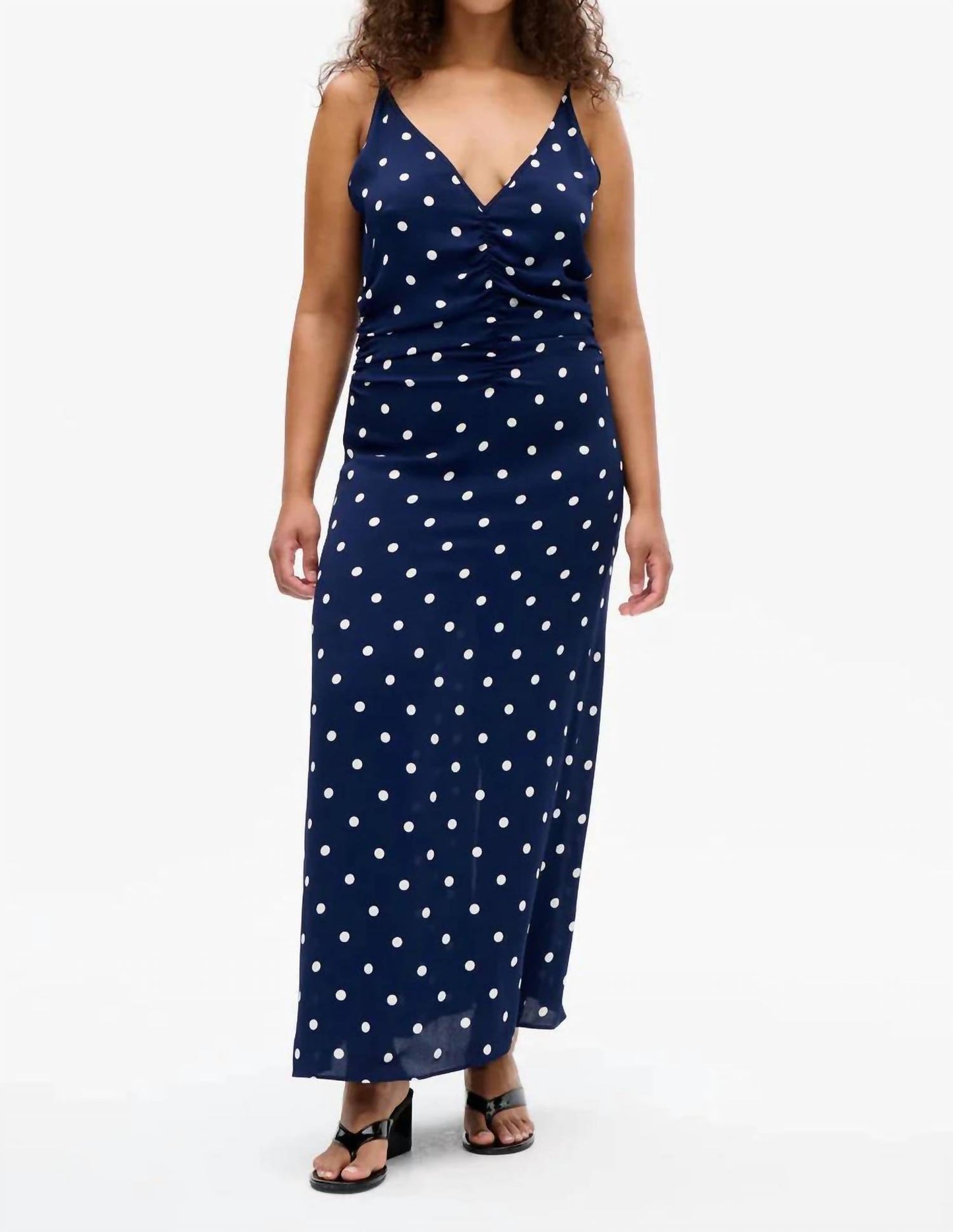 Atalia Polka Dot Slip Dress