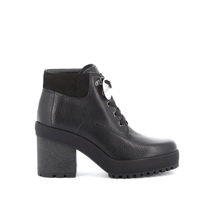 Women's Grained Leather Ankle Boots