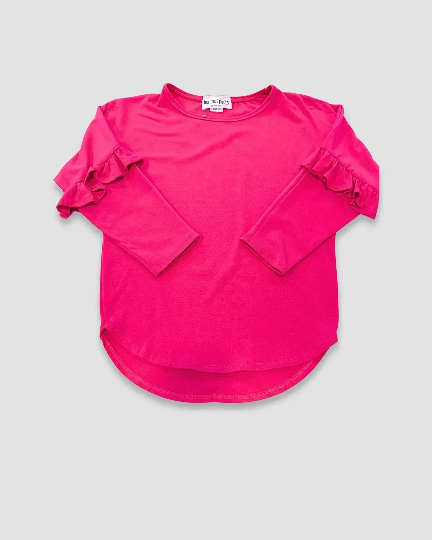 Les Tout Petits - Girl's Ruffle Sleeve Tunic Top - Rack Hunt