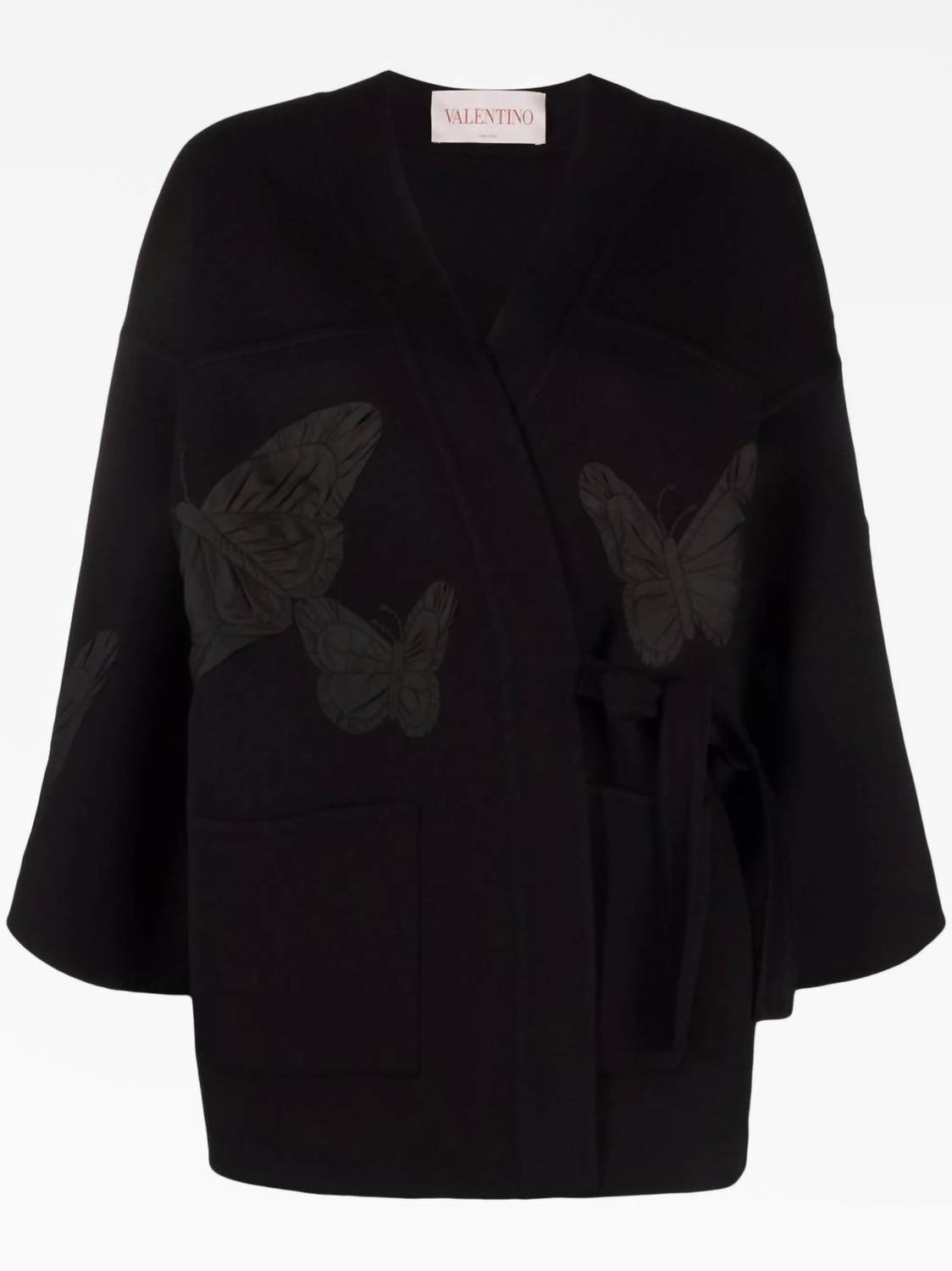 Valentino - Embroidered Butterfly Wrap Jacket - Rack Hunt