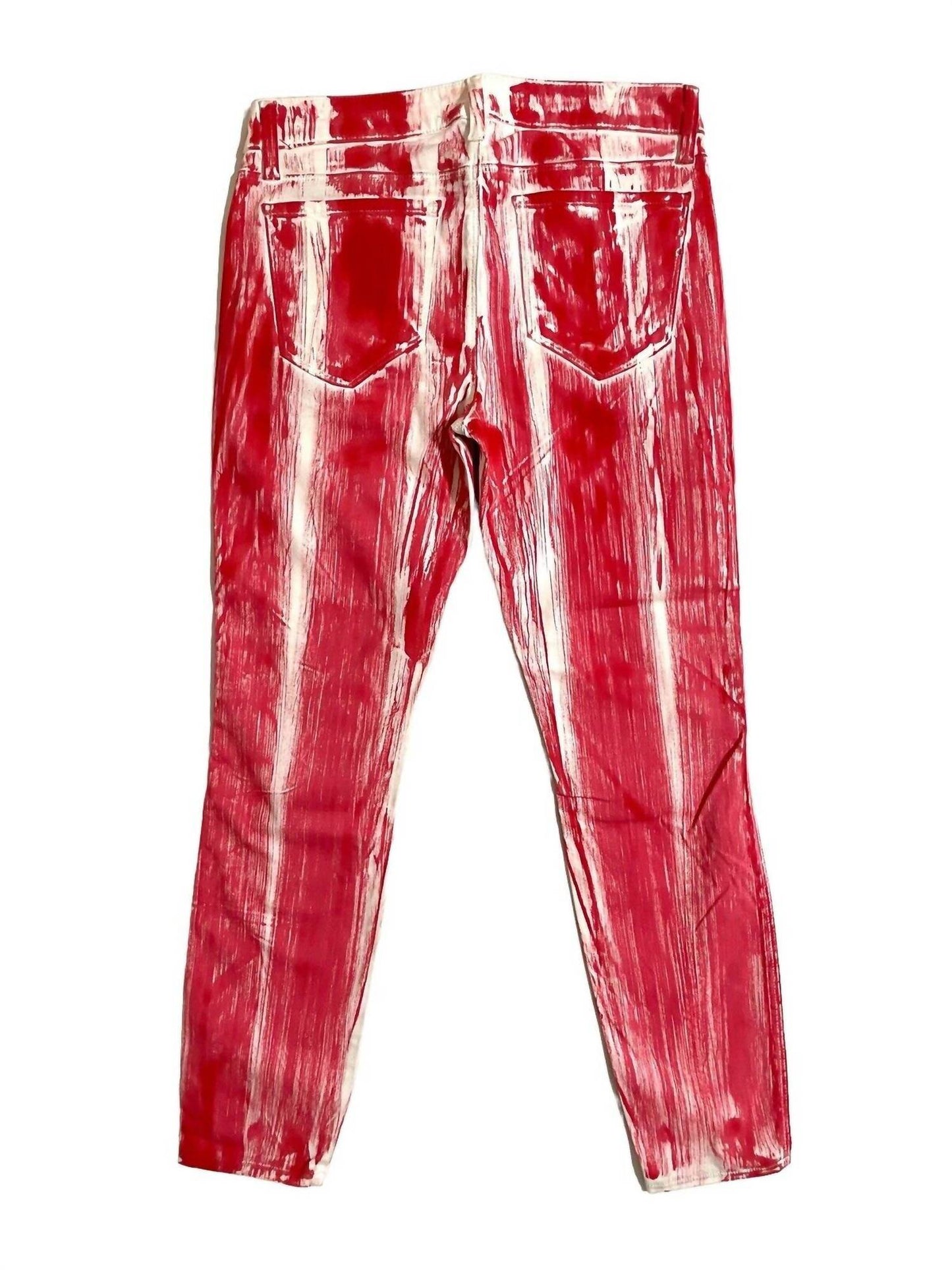 Genetic - Women's Shya Crop Mid Rise Stretch Brushstroke Jeans - Rack Hunt -