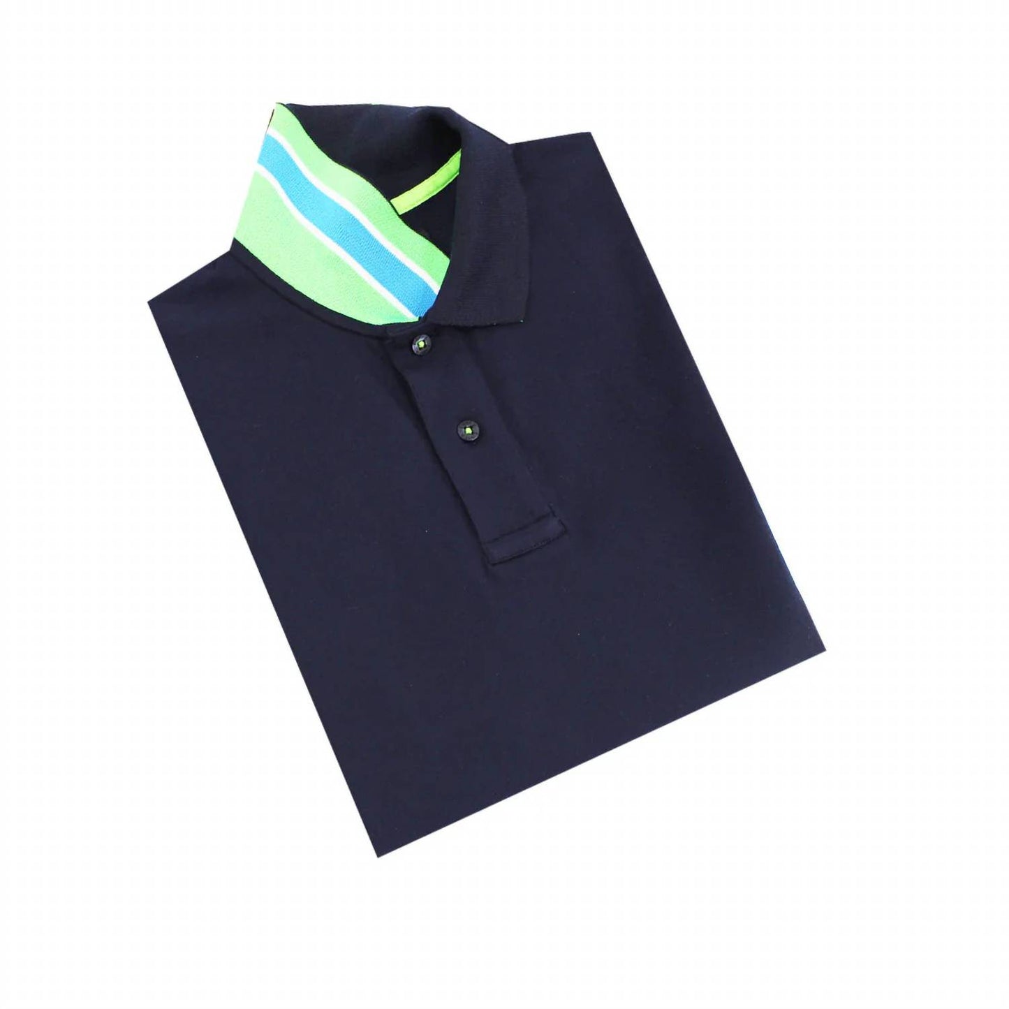 Double Sided Collar With Stripes Polo