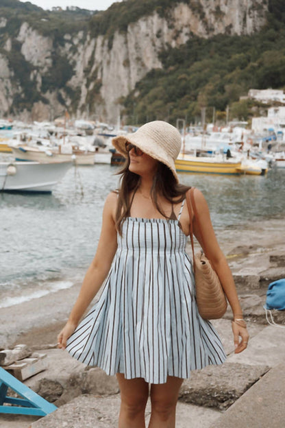 Cole Striped Mini Dress