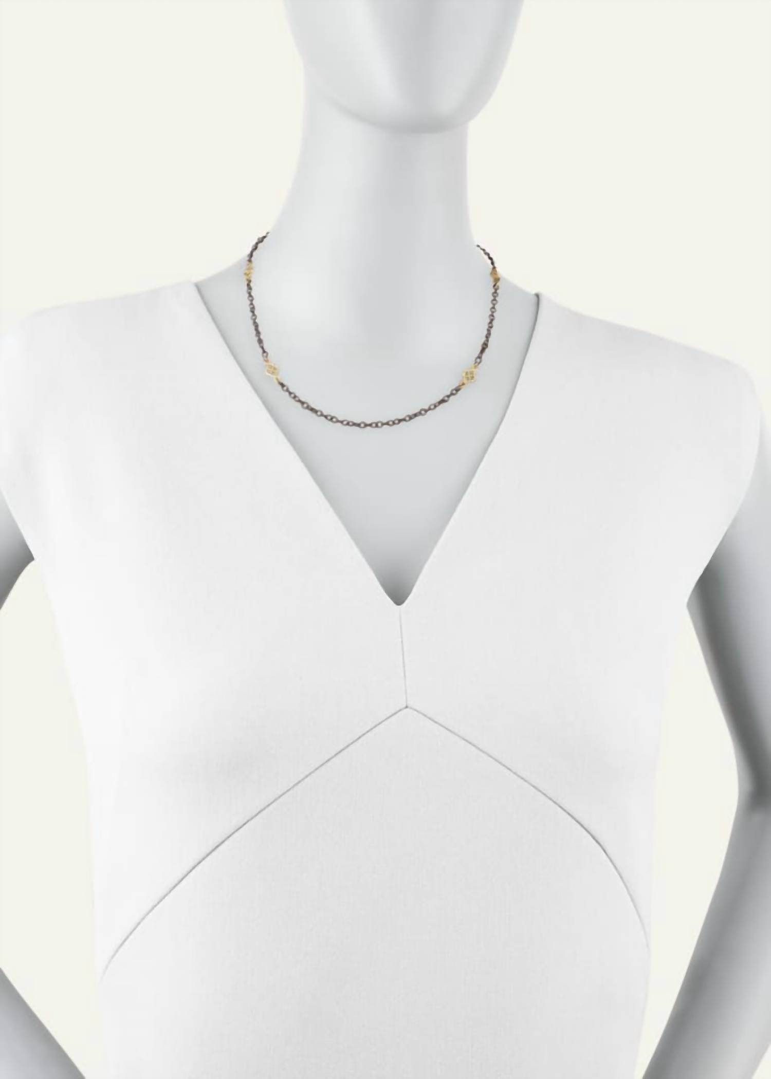 Armenta - Women's Old World Scroll Cable Chain Necklace - Rack Hunt -