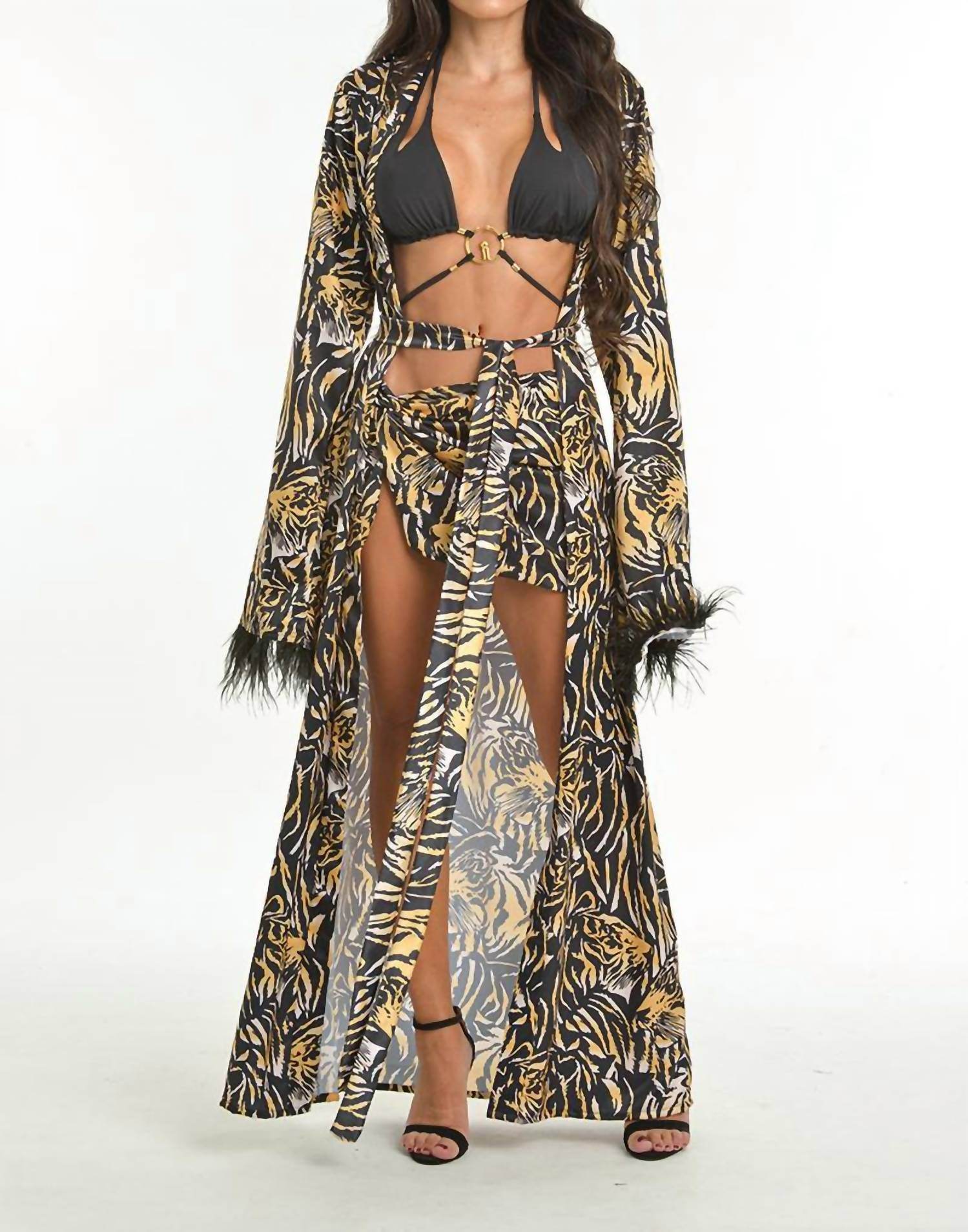 Steffany Milano - Savanna Queen Kimono Set - Rack Hunt
