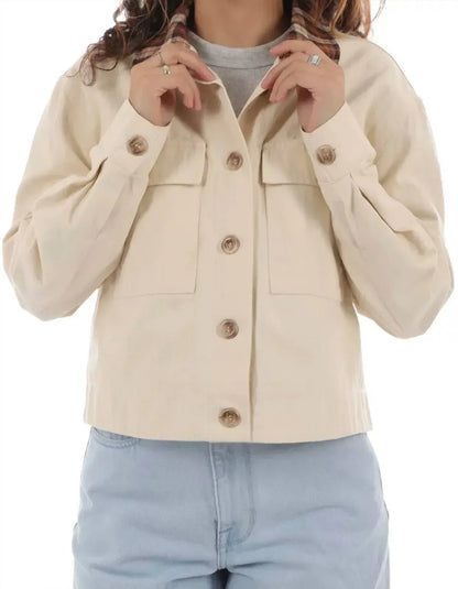Rhythm. - Dylan Cropped Shacket - Rack Hunt