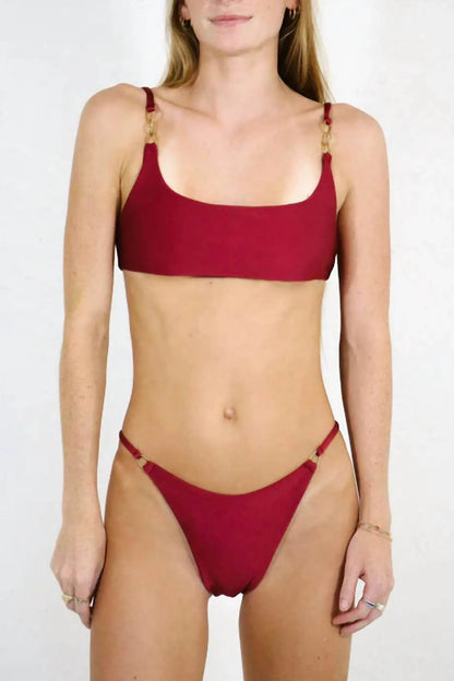 KBSWIM X SHELTON METAL - Catena Bikini Bottom - Rack Hunt