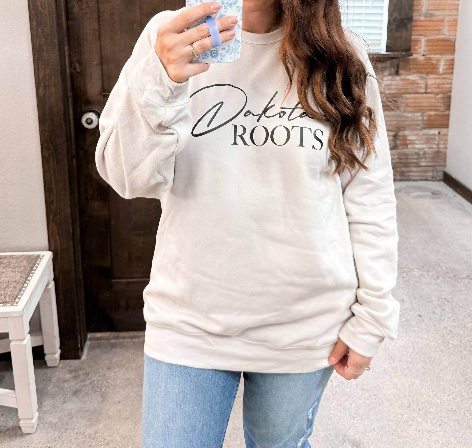 The Minted Olive - Dakota Roots Crewneck Sweatshirt - Rack Hunt -