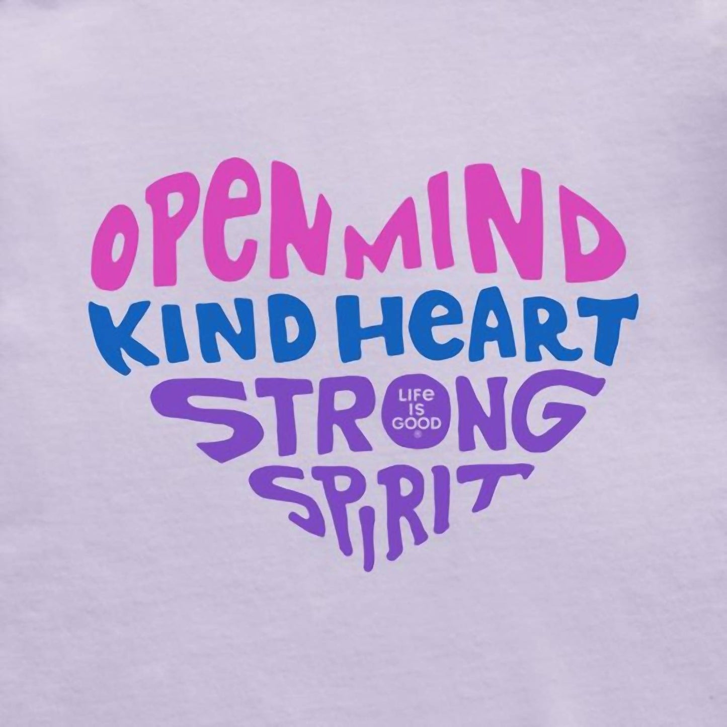 Women's Crusher-lite Open Mind Heart Tee