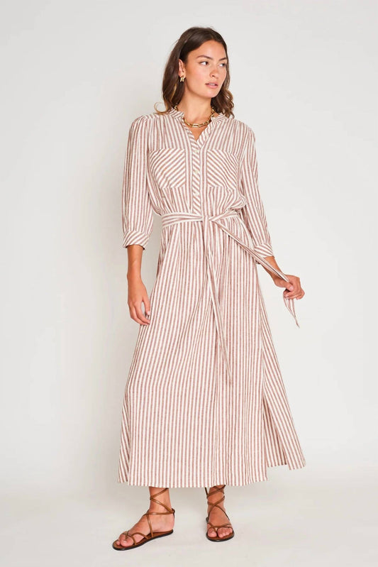 Cassie 3/4 Sleeves Shirt Dress