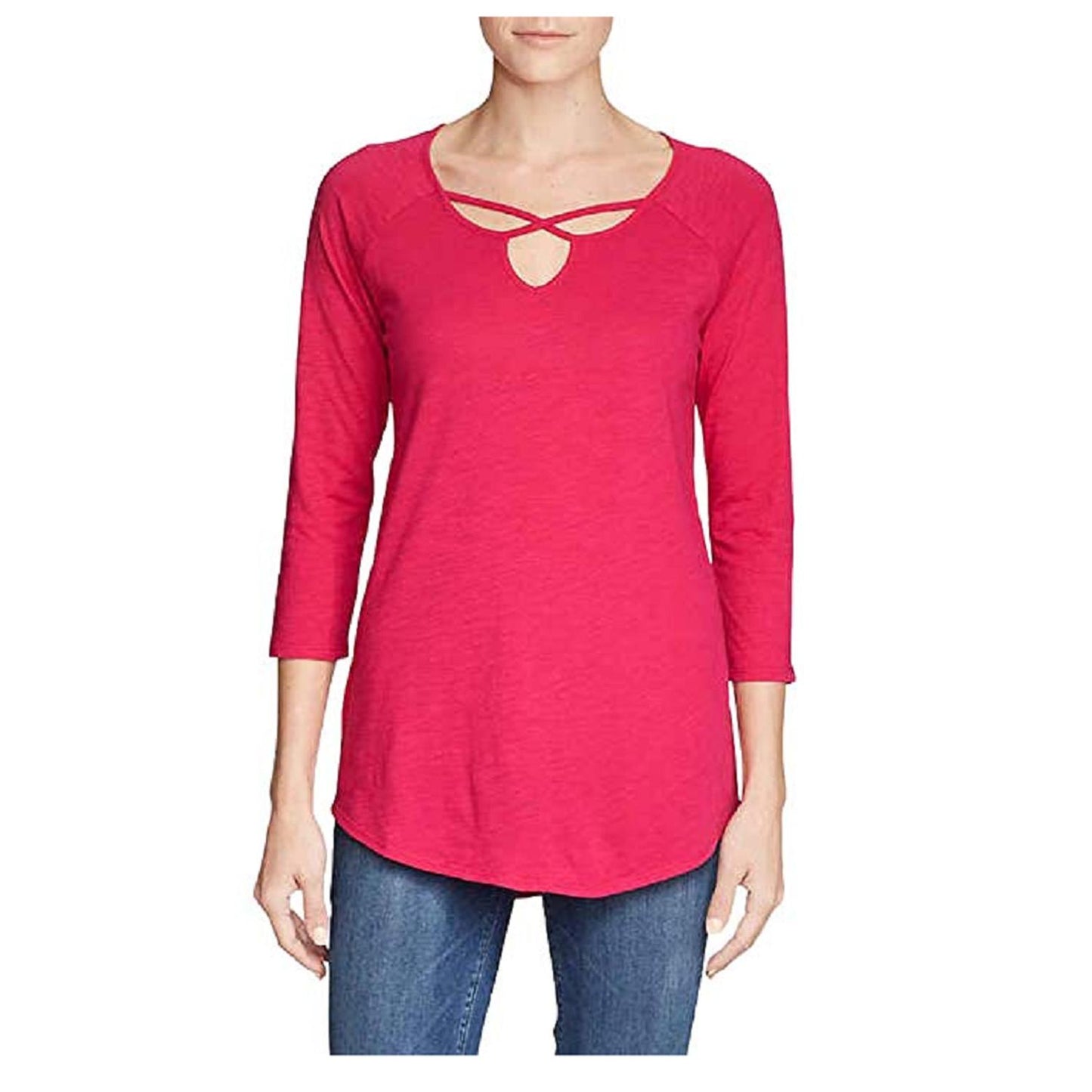 Women's Cross Front Tunic Top