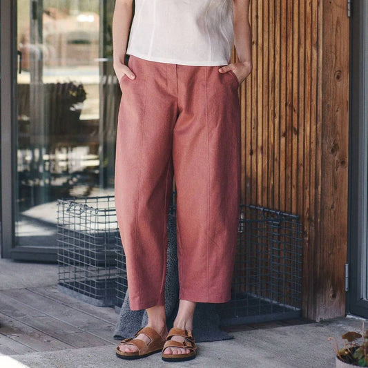Devi Linen High Waist Pants