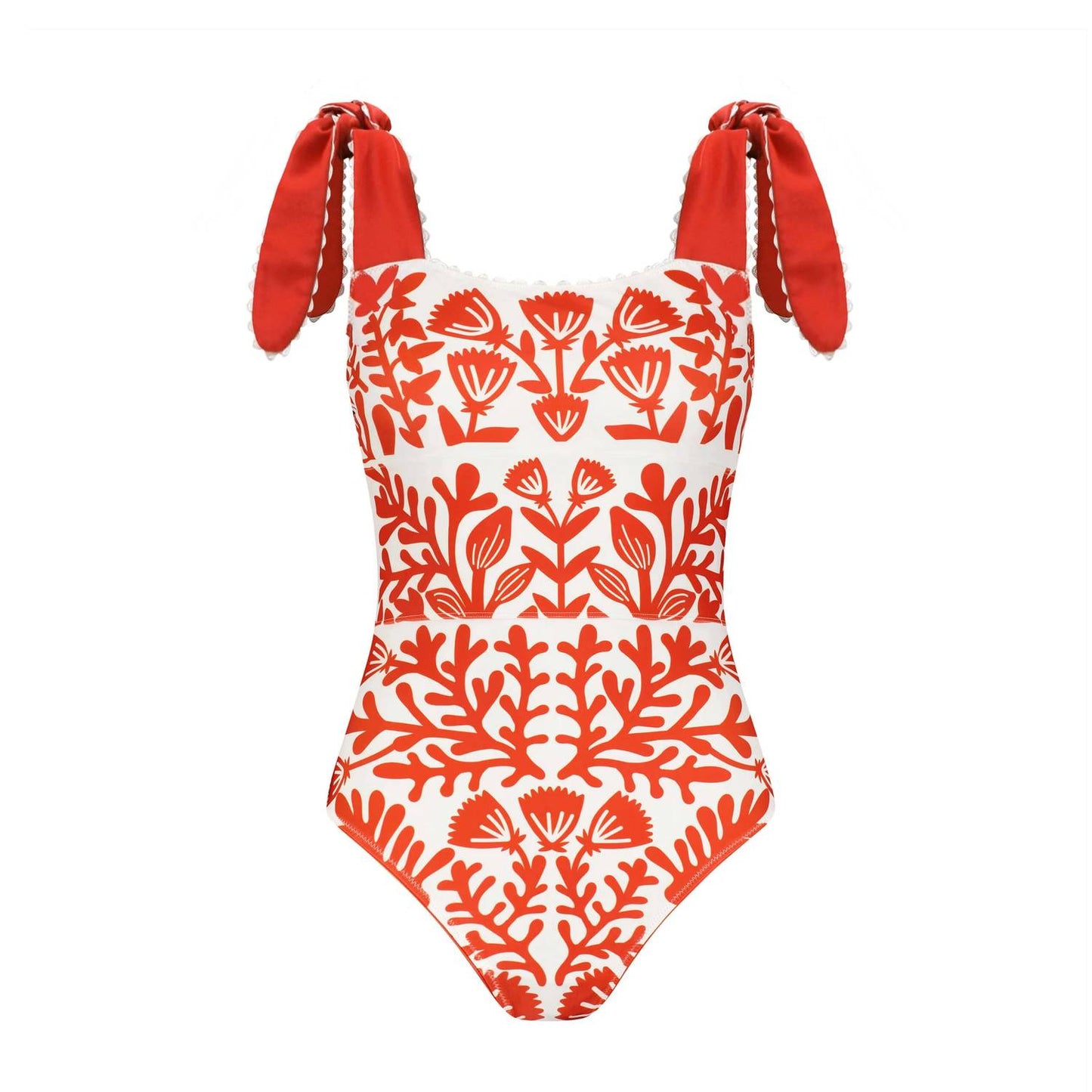 Coral Reversible One-piece Swimsuit