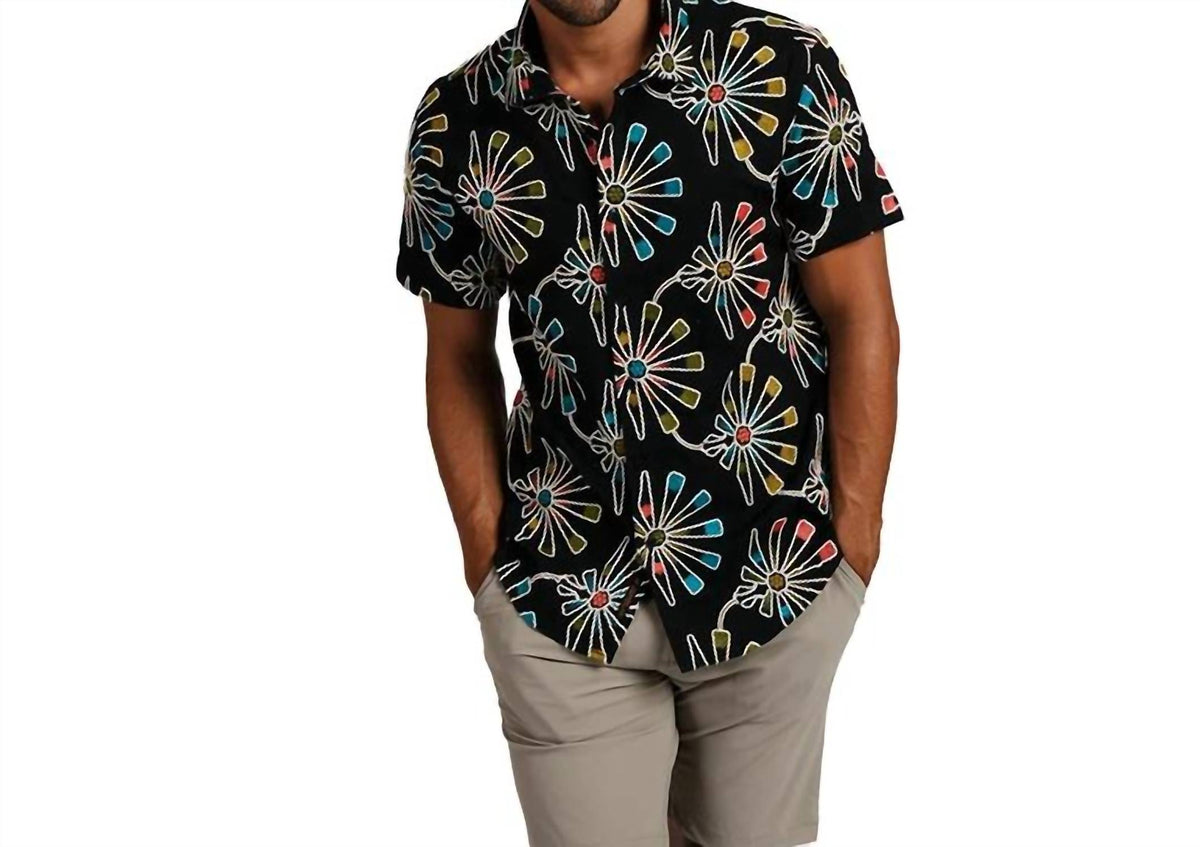 Soleil Fleur Artisan Short Sleeve Shirt