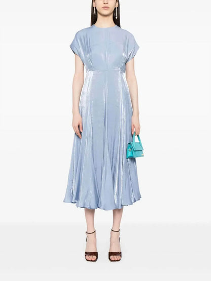 Baruni - Aimee Foiled-finish Midi Dress - Rack Hunt