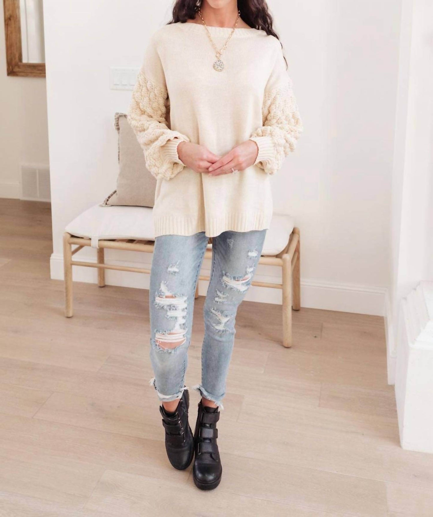 Ave Shops - Bubbly B Sweater - Rack Hunt -