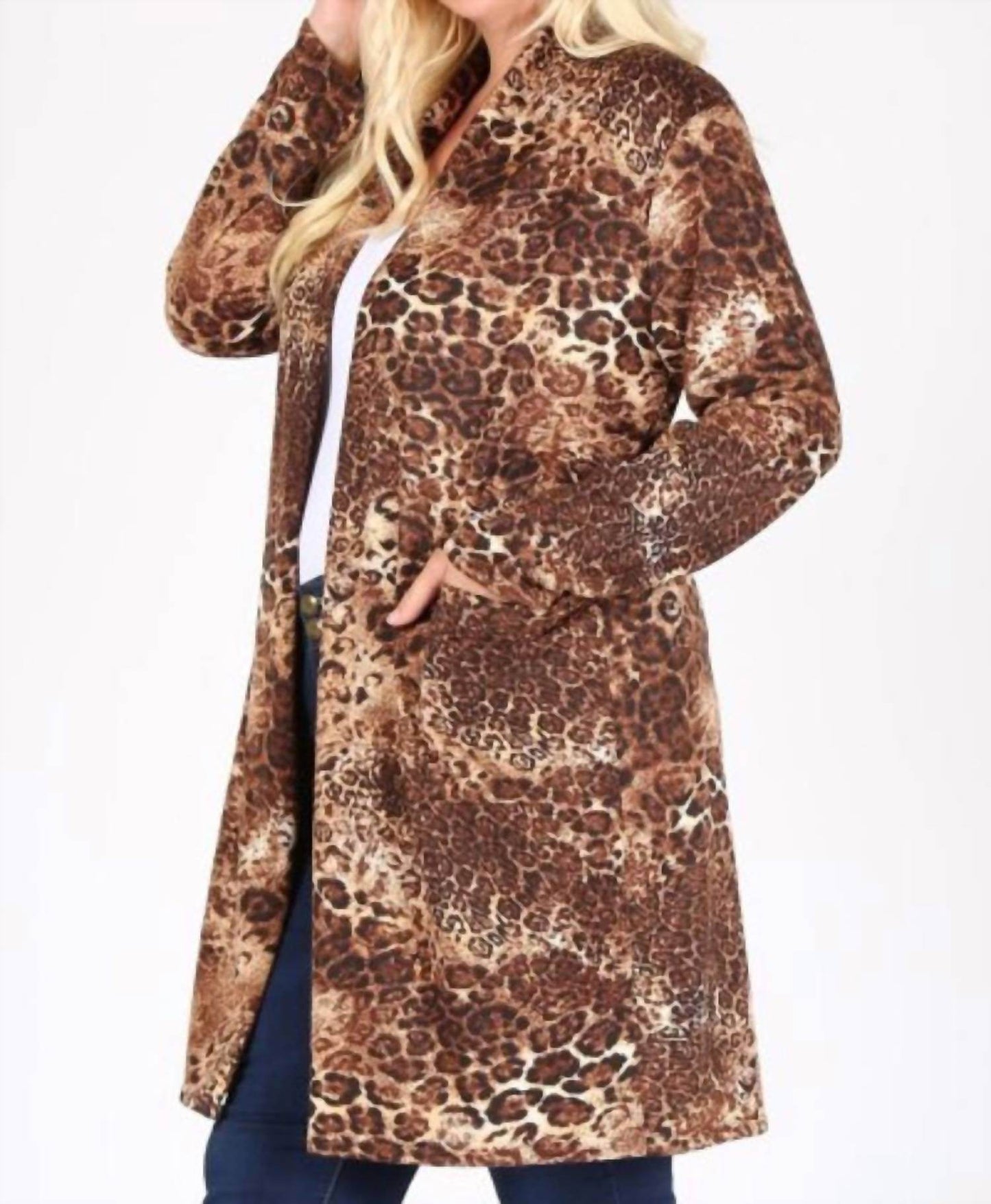 Emetla - Leopard Print Cardigan - Rack Hunt -