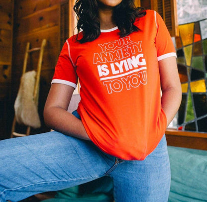 Anxiety Lies Graphic Tee