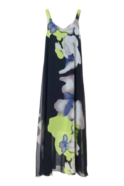 Diverse Group - Floral Print Chiffon Maxi Dress - Rack Hunt