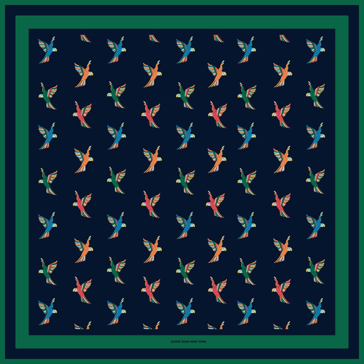 Women's Freedom Wings Double Sided Silk Scarf